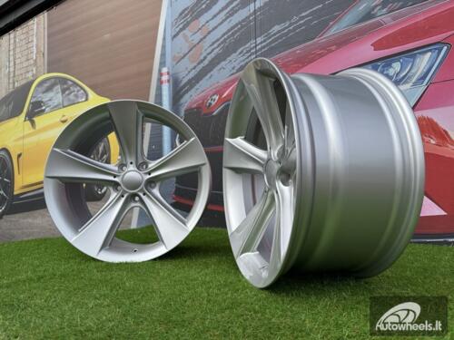 Ratlankis R18x9.5  5X120  ET  14  74.1  BK086  Silver (SI)  For BMW  (P+K2+Z7+R)  (Rear+Front)
