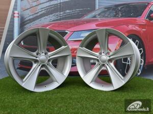 Ratlankis R18x9.5  5X120  ET  14  74.1  BK086  Silver (SI)  For BMW  (P+K2+Z7+R)  (Rear+Front)