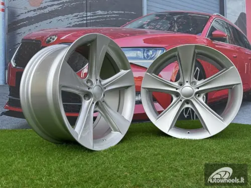 Ratlankis R18x9.5  5X120  ET  14  74.1  BK086  Silver (SI)  For BMW  (P)  (Rear+Front)