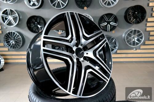 Ratlankis R21x10  5X112  ET  46  66.6  BK206  (BY157)  Black Polished (MB)  For MER  (Z3)