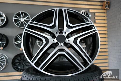 Ratlankis R21x10  5X112  ET  46  66.6  BK206  (BY157)  Black Polished (MB)  For MER  (Z3)