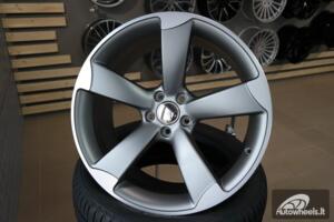 Ratlankis R18x8  5X100  ET  35  57.1  BK217  Grey Polished Half Matt (MGHM)  For AUD  (R+P)