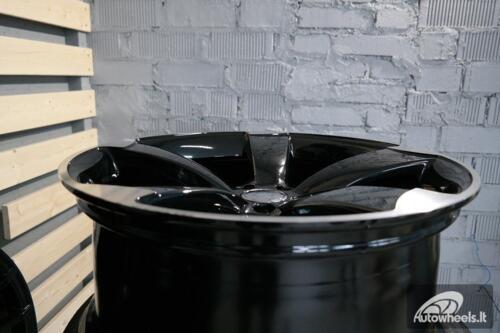 Ratlankis R17x7.5  5X112  ET  45  66.5  BK217  Black Polished (MB)  For AUD  (P+K4)
