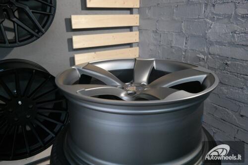 Ratlankis R19x8.5  5X112  ET  45  66.5  BK217  (BY939)  Grey Polished Half Matt (MGHM)  For AUD  (Z2)