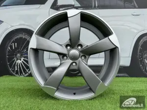 Ratlankis R17x7.5  5X100  ET  35  57.1  BK217  (XF558)  Grey Polished Half Matt (MGHM)  For AUD  (R+P1)