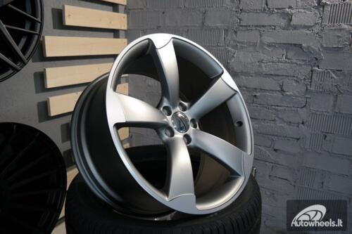 Ratlankis R17x7.5  5X100  ET  35  57.1  BK217  (XF558)  Grey Polished Half Matt (MGHM)  For AUD  (R+P1)