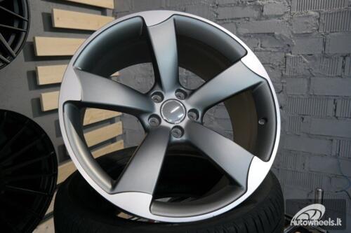 Ratlankis R17x7.5  5X100  ET  35  57.1  BK217  (XF558)  Grey Polished Half Matt (MGHM)  For AUD  (R+P1)