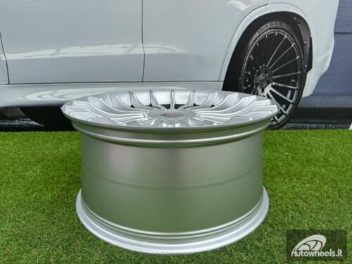 Ratlankis R19x9.5  5X120  ET  20  74.1  BK273  Silver (SI)  For BMW  (K4+K2+P)  (ALPINA Style Rear+Front)