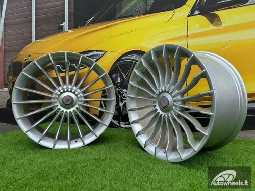 Ratlankis R20x8.5  10X112/120  ET  25  72.6  BK273  Silver Shining (SS)  For BMW  (K4)  (ALPINA Style Rear+Front)