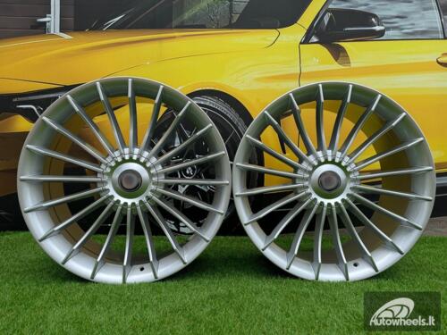 Ratlankis R20x8.5  10X112/120  ET  25  72.6  BK273  Silver Shining (SS)  For BMW  (K4+Z4)  (ALPINA Style Rear+Front)