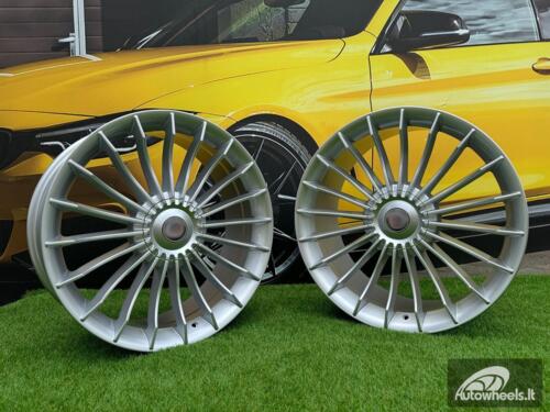 Ratlankis R20x9.5  10X112/120  ET  39  72.6  BK273  Silver Shining (SS)  For BMW  (K4)  (ALPINA Style Rear+Front)