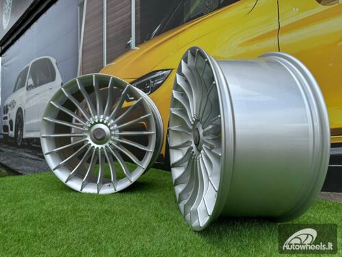 Ratlankis R20x9.5  10X112/120  ET  39  72.6  BK273  Silver Shining (SS)  For BMW  (K4)  (ALPINA Style Rear+Front)