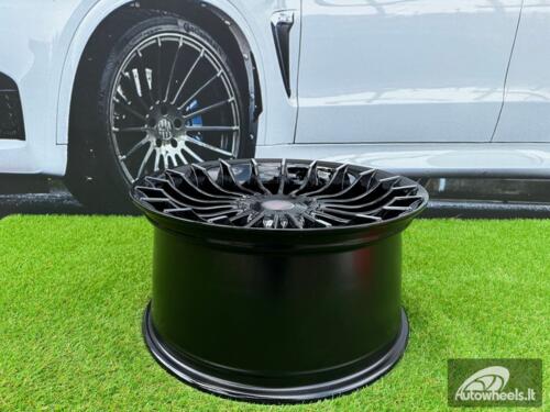 Ratlankis R19x9.5  5X120  ET  20  74.1  BK273  Black Polished (MB)  For BMW  (P+K4)  (ALPINA Style (Rear+Front))
