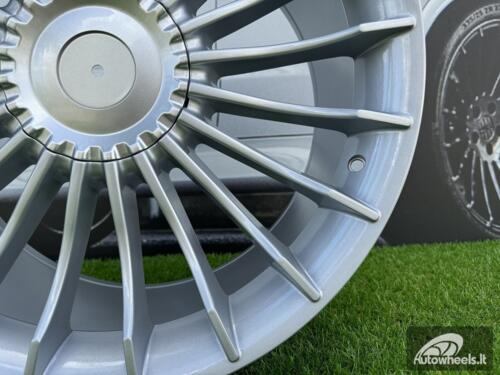 Ratlankis R18x8.5  5X120  ET  33  72.6  BK273  Silver (SI)  For BMW  (P+K2)  (ALPINA Style Rear+Front)