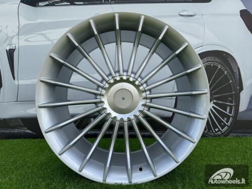 Ratlankis R18x8.5  5X120  ET  33  72.6  BK273  Silver (SI)  For BMW  (P+K2+R)  (ALPINA Style Rear+Front)