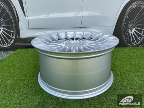 Ratlankis R18x8.5  5X120  ET  33  72.6  BK273  Silver (SI)  For BMW  (P+K2+R)  (ALPINA Style Rear+Front)