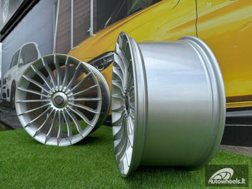 Ratlankis R21x8.5  10X112/120  ET  25  72.6  BK273  (A1004)  Silver Shining (SS)  For BMW  (P)  (ALPINA Style Rear+Front)