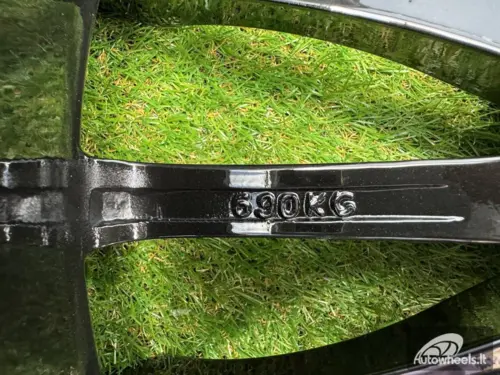 Ratlankis R17x8  5X120  ET  15  74.1  BK273  (BY1023)  Black Polished (MB)  For BMW  (P+Z3)  ())