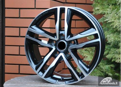 Ratlankis R17x7.5  5X120  ET  50  65.1  BK424  Black Polished (MB)  For VW  (L4+K2)  (4x4 (max 1250kg))