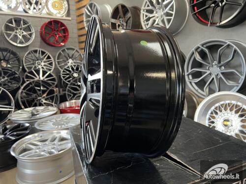 Ratlankis R17x7.5  5X120  ET  50  65.1  BK424  Black Polished (MB)  For VW  (P+K2)  ((max 1250kg))