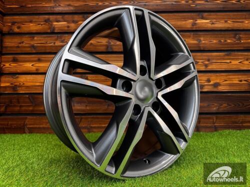 Ratlankis R17x7.5  5X120  ET  50  65.1  BK424  Grey Polished (MG)  For VW  (K2+P)  (4x4 (max 1250kg))