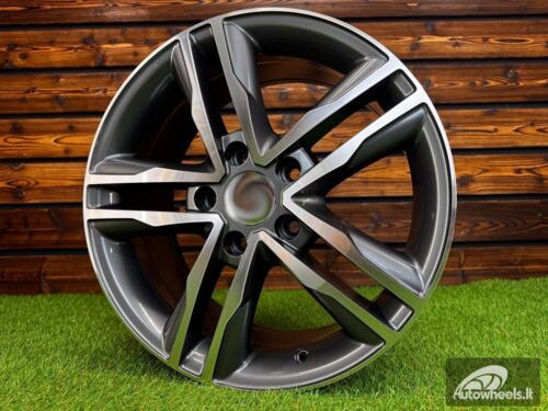 Ratlankis R17x7.5  5X120  ET  50  65.1  BK424  Grey Polished (MG)  For VW  (K2+P)  (4x4 (max 1250kg))