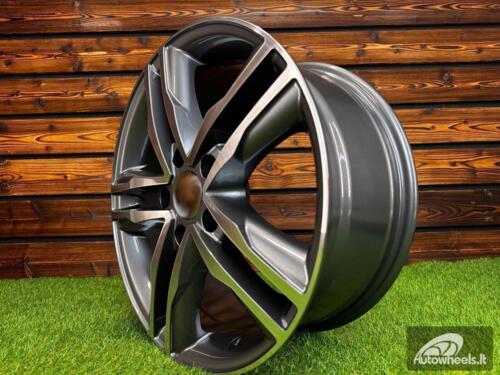 Ratlankis R17x7.5  5X120  ET  50  65.1  BK424  Grey Polished (MG)  For VW  (K2+P)  (4x4 (max 1250kg))