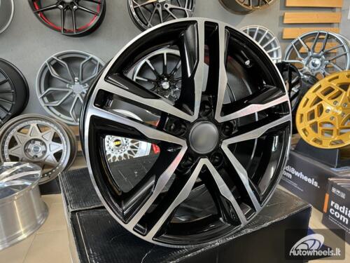 Ratlankis R17x7.5  5X118  ET  45  71.1  BK424  Black Polished (MB)  For OPEL  (D2)  (4x4 (max 1250kg))