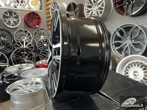 Ratlankis R17x7.5  5X118  ET  45  71.1  BK424  Black Polished (MB)  For OPEL  (D2+D1)  (4x4 (max 1250kg))