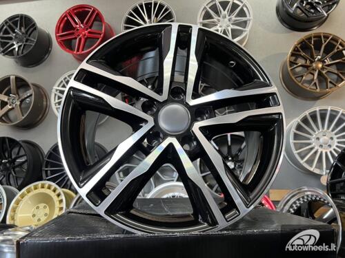Ratlankis R17x7.5  5X118  ET  45  71.1  BK424  Black Polished (MB)  For OPEL  (D2+D1)  (4x4 (max 1250kg))