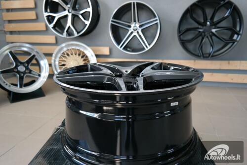 Ratlankis R17x8  5X112  ET  40  66.6  BK443  Black Polished (MB)  For MER  (K2+R)