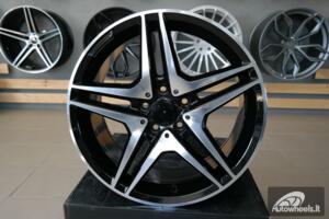 Ratlankis R17x8  5X112  ET  40  66.6  BK443  Black Polished (MB)  For MER  (K2+R)