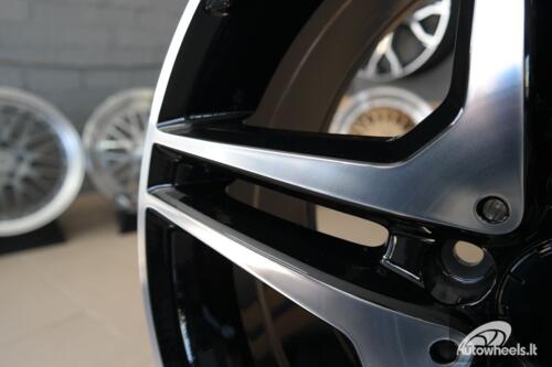 Ratlankis R17x8  5X112  ET  40  66.6  BK443  Black Polished (MB)  For MER  (L1)