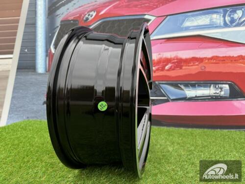 Ratlankis R15x6.5  5X160  ET  58  65.1  BK473  Black Polished (MB)  For FORD  (R+Z7)  (4x4 (max 1250kg))