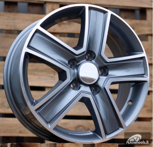 Ratlankis R15x6.5  5X160  ET  58  65.1  BK473  Grey Polished (MG)  For FORD  (D3)  (4x4 (max 1250kg))