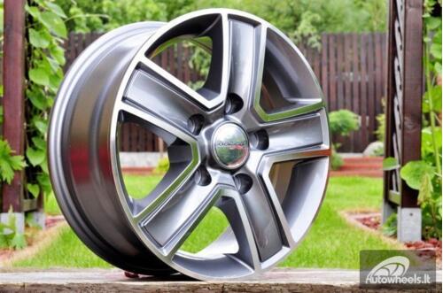 Ratlankis R16x6.5  5X114.3  ET  50  66.1  BK473  Grey Polished (MG)  For RENAU  (P2+R)  (Trafic/Opel Vivaro (max 1250kg))
