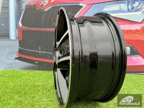 Ratlankis R16x6.5  5X130  ET  50  89.1  BK473  Black Polished (MB)  For MER  (D4+L5)  ((max 1250kg))