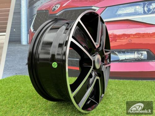 Ratlankis R16x6.5  5X130  ET  50  89.1  BK473  Black Polished (MB)  For MER  (D4+L5)  ((max 1250kg))