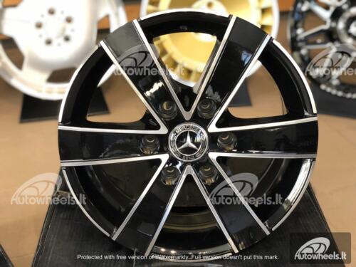 Ratlankis R16x7  6X130  ET  60  84.1  BK474  Black Polished (MB)  For MER  (K4+R)  (4x4 (max 1250kg))