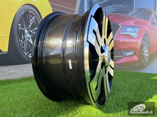 Ratlankis R16x7  6X125  ET  55  74.1  BK562  Black Polished (MB)  For RACIN  (R)  (4x4 (max 1400kg) IVECO Daily)