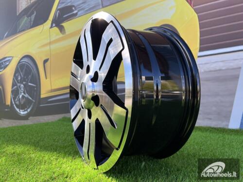 Ratlankis R16x7  6X125  ET  55  74.1  BK562  Black Polished (MB)  For RACIN  (R)  (4x4 (max 1400kg) IVECO Daily)