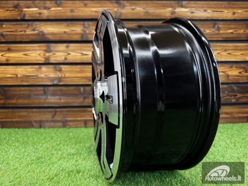 Ratlankis R16x7  6X125  ET  55  74.1  BK562  Black Polished (MB)  For RACIN  (R+P2)  (IVECO Daily (max 1400kg))