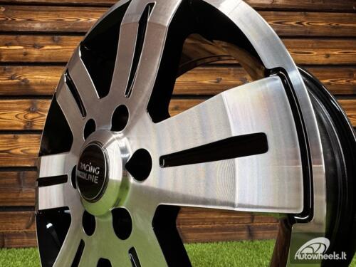 Ratlankis R16x7  6X125  ET  55  74.1  BK562  Black Polished (MB)  For RACIN  (R+P2)  (IVECO Daily (max 1400kg))