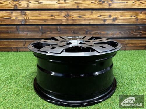 Ratlankis R16x7  6X125  ET  55  74.1  BK562  Black Polished (MB)  For RACIN  (R+P2)  (IVECO Daily (max 1400kg))