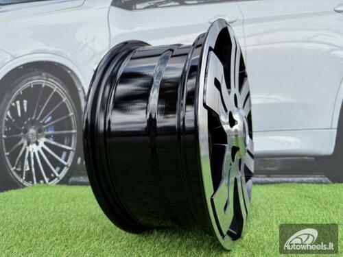 Ratlankis R16x7  6X125  ET  55  74.1  BK562  Black Polished (MB)  For RACIN  (R+P2+K4)  (IVECO Daily (max 1400kg))