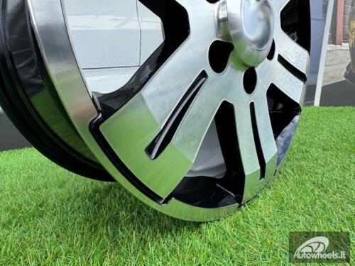 Ratlankis R16x7  6X125  ET  55  74.1  BK562  Black Polished (MB)  For RACIN  (R+P2+K4)  (IVECO Daily (max 1400kg))