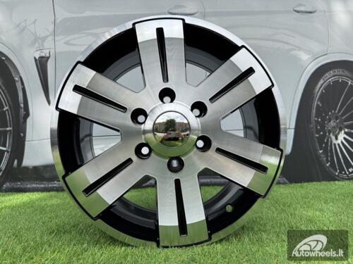 Ratlankis R16x7  5X130  ET  55  89.1  BK562  (BY1530)  Black Polished (MB)  For MER  (P)  (4x4 (max 1400kg))