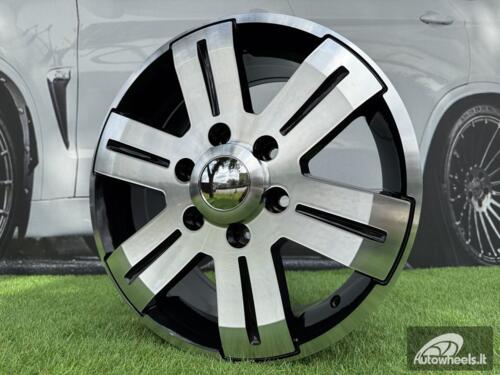 Ratlankis R16x7  5X130  ET  55  89.1  BK562  (BY1530)  Black Polished (MB)  For MER  (P)  (4x4 (max 1400kg))