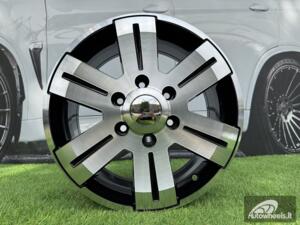 Ratlankis R16x7  5X130  ET  55  89.1  BK562  (BY1530)  Black Polished (MB)  For MER  (P)  (4x4 (max 1400kg))