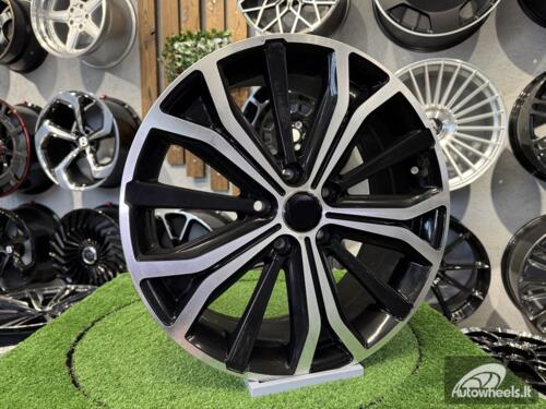 Ratlankis R17x7  5X108  ET  46  65.1  BK591  Black Polished (MB)  For PEUG  (P)